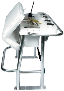 Taco Metals L10-1001-1 Neptune Premium Leaning Post for Center Console Boats