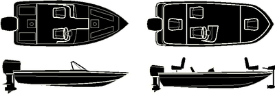 Seachoice 97311 Boat Cover for 16-18' Fish & Ski Boats