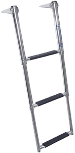 Windline TDL-3X 3-Step Telescoping Over Platform Ladder Stainless Steel