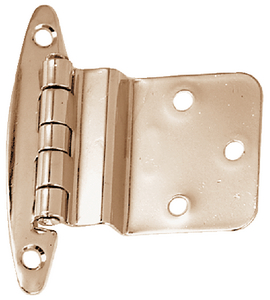 Perko 0271DP0CHR Semi-Concealed Inset Hinge Chrome Plated Brass