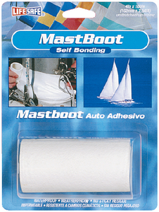 Lifesafe RE3940 MastBoot Tape 4" x 40" White Marine Mast Repair