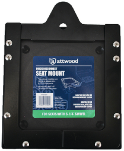 Attwood Marine 11602D1 Quick Disconnect Seat Mount with 6-1/4" Swivel