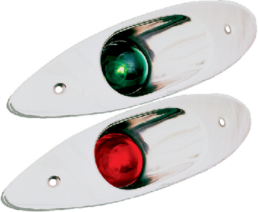 Sea-Dog Line 400180 Flush Mount Port & Starboard Side Navigation Lights Stainless Steel