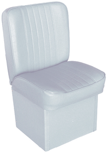 Wise Seating 8WD1414P-710 Deluxe Jump Seat with Storage, White
