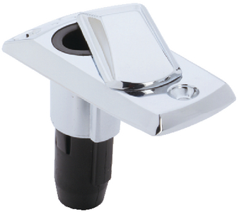 Attwood Marine 911339-7 Rectangular 2-Pin Navigation Light Base Chrome Zamak