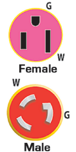 AFI P30-15 Marine Power Adapter 30A to 15A Pigtail