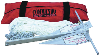 Fortress Anchors C5A Commando Small Craft Anchor Kit with Rope & Chain