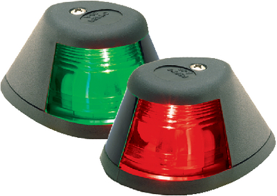 Perko 0253B00DP1 Horizontal Mount LED Navigation Side Lights - Black