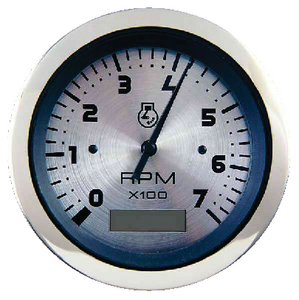 Sierra 63474P Sterling Series 3" Tachometer Hourmeter 0-7000 RPM Marine Gauge