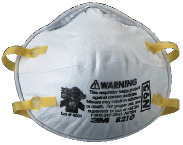 3M 8210N95 Particulate Respirator N95 Disposable Face Mask