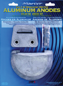 Martyr Anodes CMSXKITA Aluminum Anode Kit for Volvo Penta SX Engine