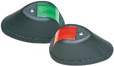 Perko 0254B00DP1 Sidelight Black 2-Mile Navigation Light
