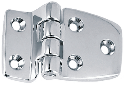 Perko 1213DP1CHR Shortside Marine Hinge Chrome Plated Zinc 2-1/2" x 1-1/2"