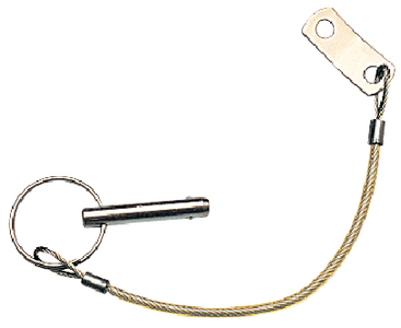 Sea-Dog Line 299981-1 Straight Release Pin with Lanyard - Stainless Steel