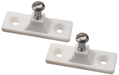 Sea-Dog Line 273251-1 Side Mount Deck Hinge 2-Hole White Pair