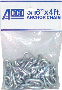 Acco Peerless Chain 406980506 Boatman's Pride Anchor Lead Chain 5/16" x 6'