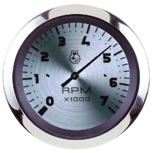 Sierra 63473P Sterling Series 3" Stainless Steel Tachometer 0-7000 RPM Outboard