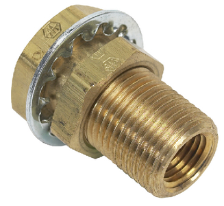 Moeller 033435-10 Brass Bulkhead Fitting 1/4" FNPT