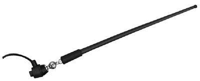 Anderson Manufacturing 95011-1 Peterson 13" Universal Rubber Mast Antenna Black
