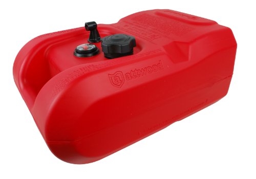 Attwood Marine 8806LPG2S EPA Compliant 6 Gallon Portable Fuel Tank with Gauge