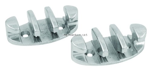 Attwood Marine 11950-6 3-Inch Zig-Zag Cleat Zinc Plated 2-Pack