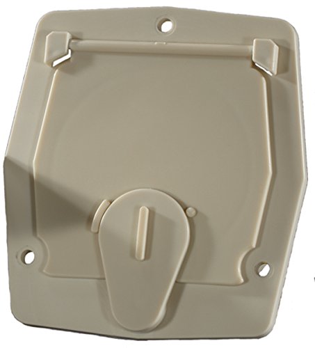 RV Designer B142 Colonial White Flat Sided Basic Hatch