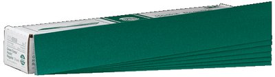 3M 00539 Green Corps Hookit Abrasive Sheets 80 Grit 2-3/4" x 16-1/2" 50-Pack