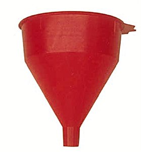 WirthCo 32002 Red Safety Funnel, 2 Quart Capacity