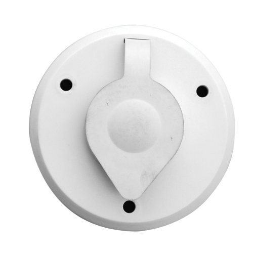 Prime Products 086208 Round Cable TV Receptacle White Outdoor