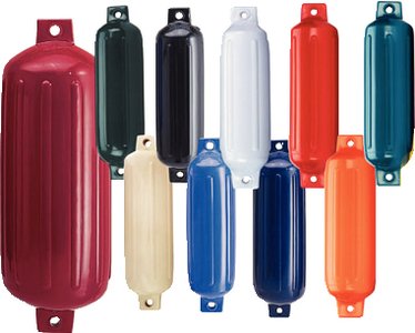 Polyform 29-576-912 Twin Eye G Series Boat Fender 5.5" x 19" Orange