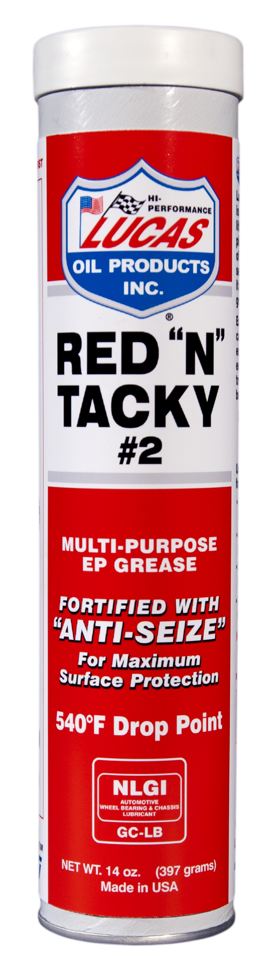 Lucas Oil 10005 Red-N-Tacky Grease 14 oz Tube