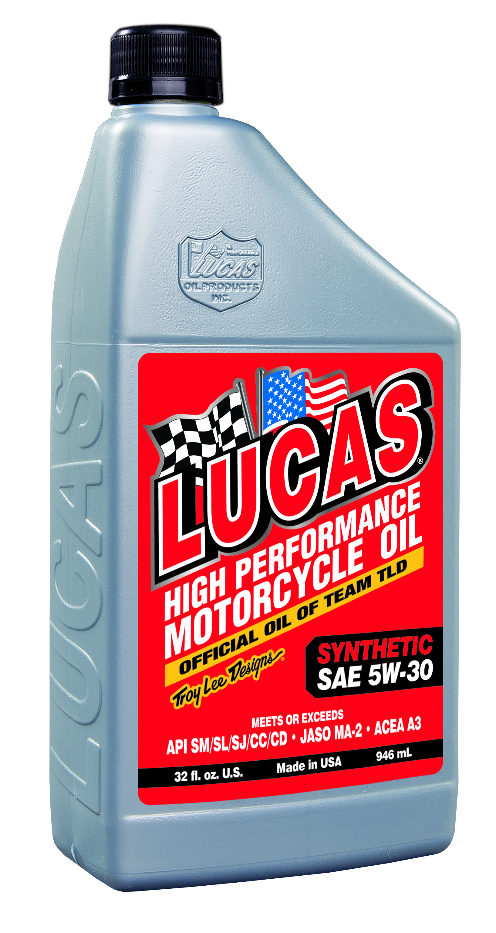 Picture of Lucas Oil 10706 Synthetic SAE 5W-30 Motorcycle Oil - 1 Quart
