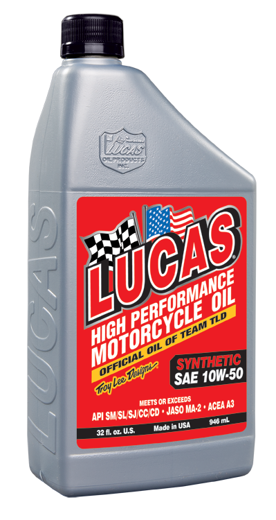 Picture of Lucas Oil 10716 Synthetic SAE 10W-50 Motorcycle Oil - 1 Quart