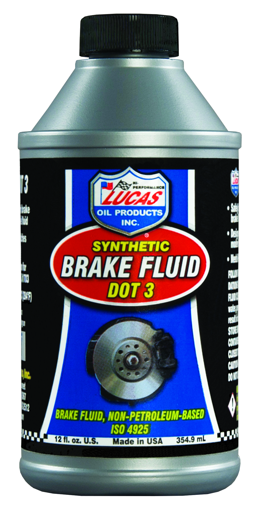 Picture of Lucas Oil 10825 DOT Synthetic Brake Fluid - 3 12 oz