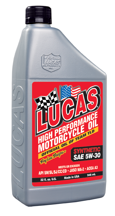Picture of Lucas Oil 10706 Synthetic SAE 5W-30 Motorcycle Oil - 1 Quart