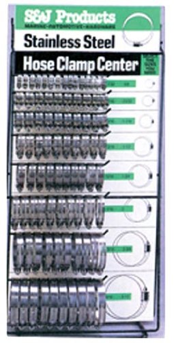 Handiman / S&J 530105 Marine Grade Stainless Steel Hose Clamps (10-Pack)