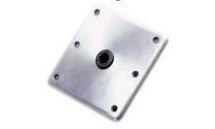Springfield Marine 1620016 KingPin 7x7 Square Aluminum Pedestal Base Satin Finish