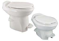 Thetford 34429 Aqua Magic Style Plus High Profile RV Toilet with Hand Sprayer, White
