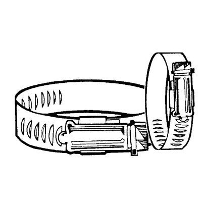 Handiman / S&J 530015 Handi-Man Marine Stainless Steel Hose Clamp 7/32-5/8" -Box Of 10( 53001)