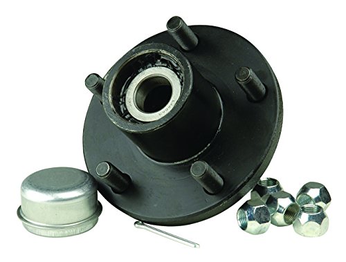 C.E. Smith 13511 Pre-Greased Trailer Hub Kit 5-Lug 1-3/8" to 1-1/16" Tapered Spindle 1750 lb