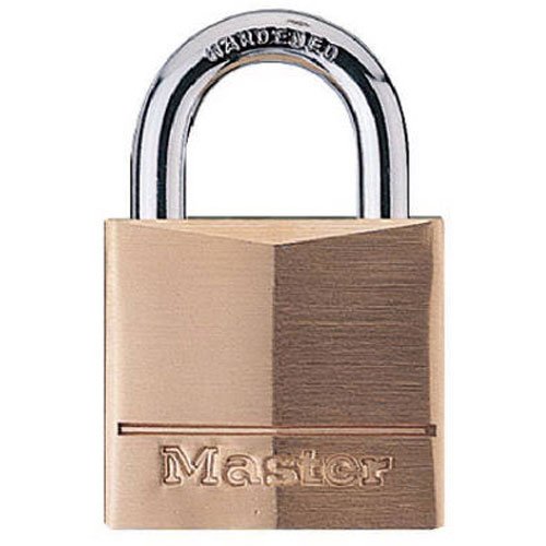 Master Lock 140D Solid Brass Keyed Padlock 1-9/16 Inch Body