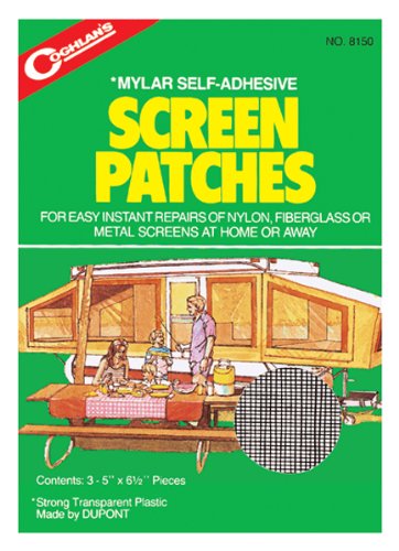 Coghlan's 8150 Self-Adhesive Screen Repair Patches 3-Pack