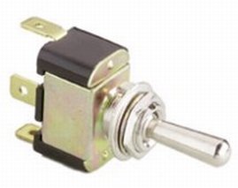 Attwood Marine 14255-3 Metal Toggle Switch On/Off/On SPDT 10A 12V