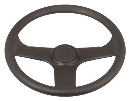 Detmar 122502AC Viper Soft Grip Marine Steering Wheel Black