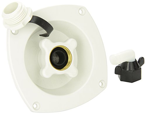 Shurflo 18302918 Wall Mount Water Pressure Regulator 65 PSI White