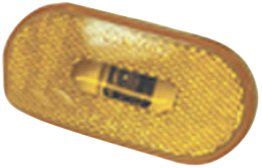 Fasteners Unlimited 003-53P 12V Amber Oval Clearance Light