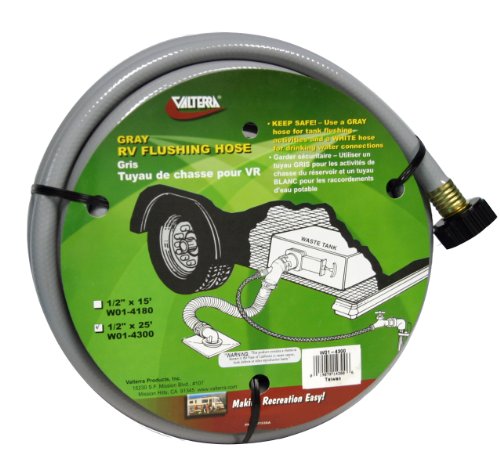 Valterra W01-4300 Gray Water Flushing Hose 1/2 Inch x 25 Feet