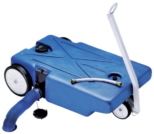 Barker Mfg 28191 16 Gallon 4-Wheeler Tote-Along Portable Waste Tank