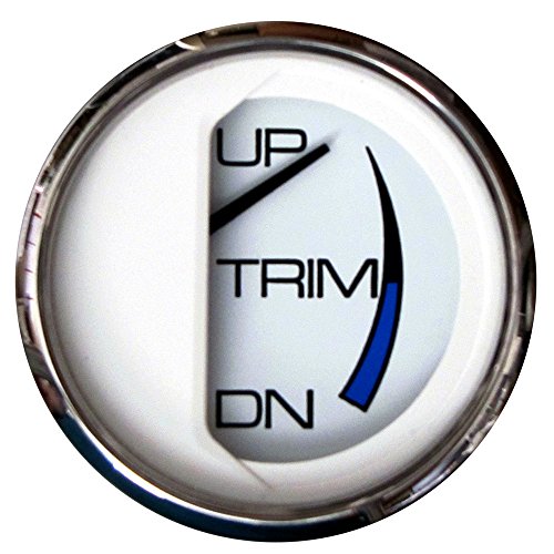 Faria Instruments 13809 Chesapeake White SS 2" Trim Gauge for Johnson Evinrude Suzuki