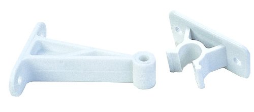 JR Race Car 10204 3" Polar White Plastic C-Clip Door Holder